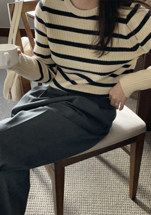 [wool 50%] 오이니스트라이프 - knit