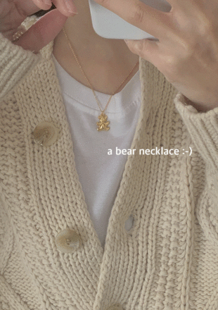 toy bear - necklace