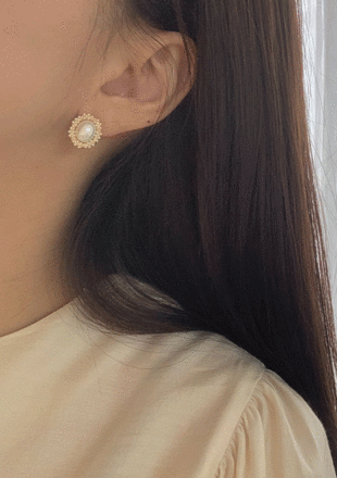 [sliver 92.5] moco - earring