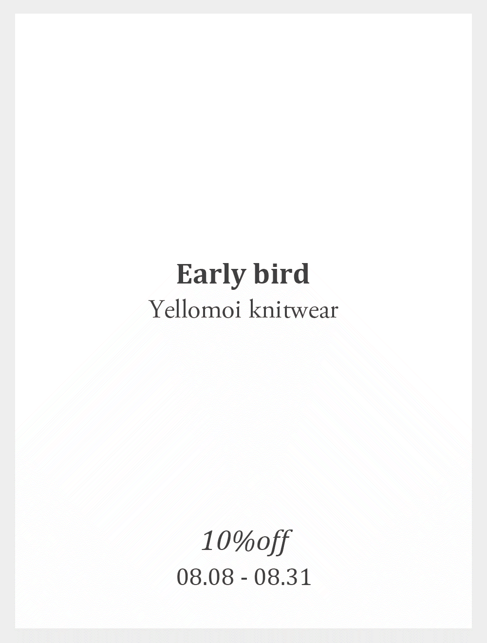 [YELLOMOI/early bird 10%] 최애니트 - knit