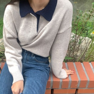 [wool 50%] 아더카라 - knit